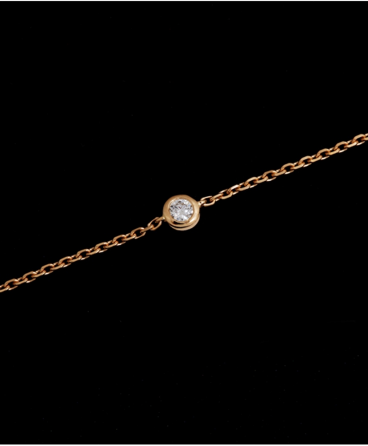 Bracelet Chaine Diamant Or