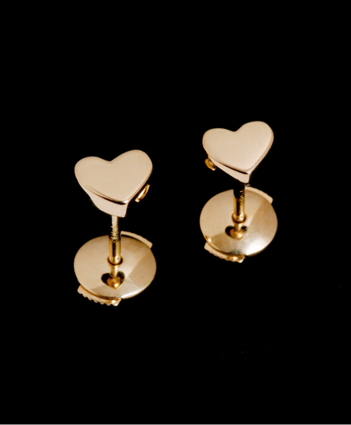 Boucles d'oreilles Coeur Or