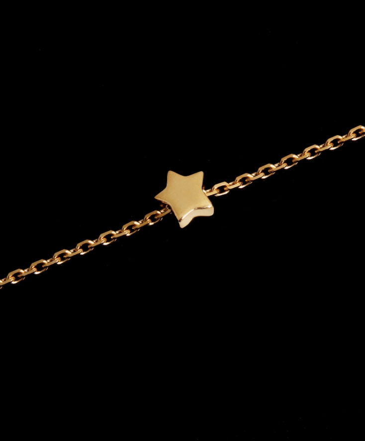 Collier Chaine Étoile Or